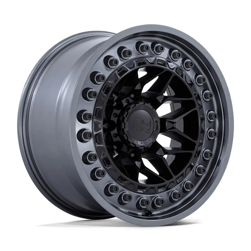 Black Rhino Wheels Alpha Black Gunmetal Lip 1