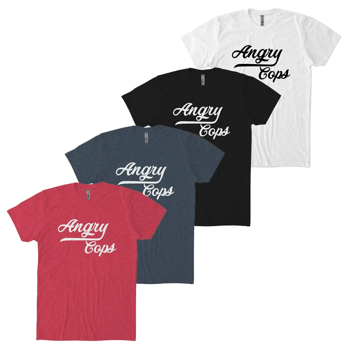Angry Cops Logo T-Shirt 1