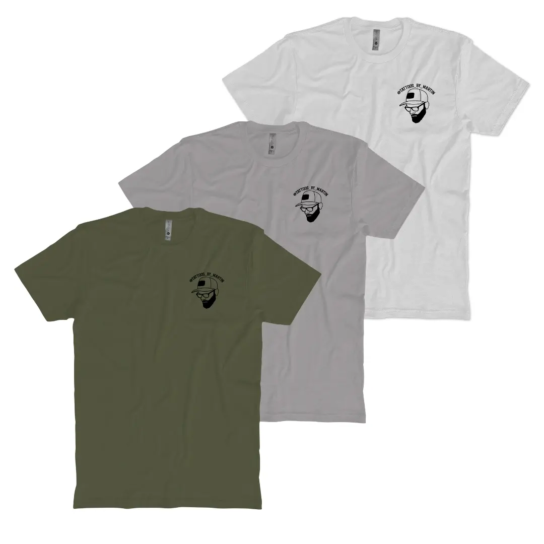 Martin Portrait Left Chest Logo T-Shirt 1