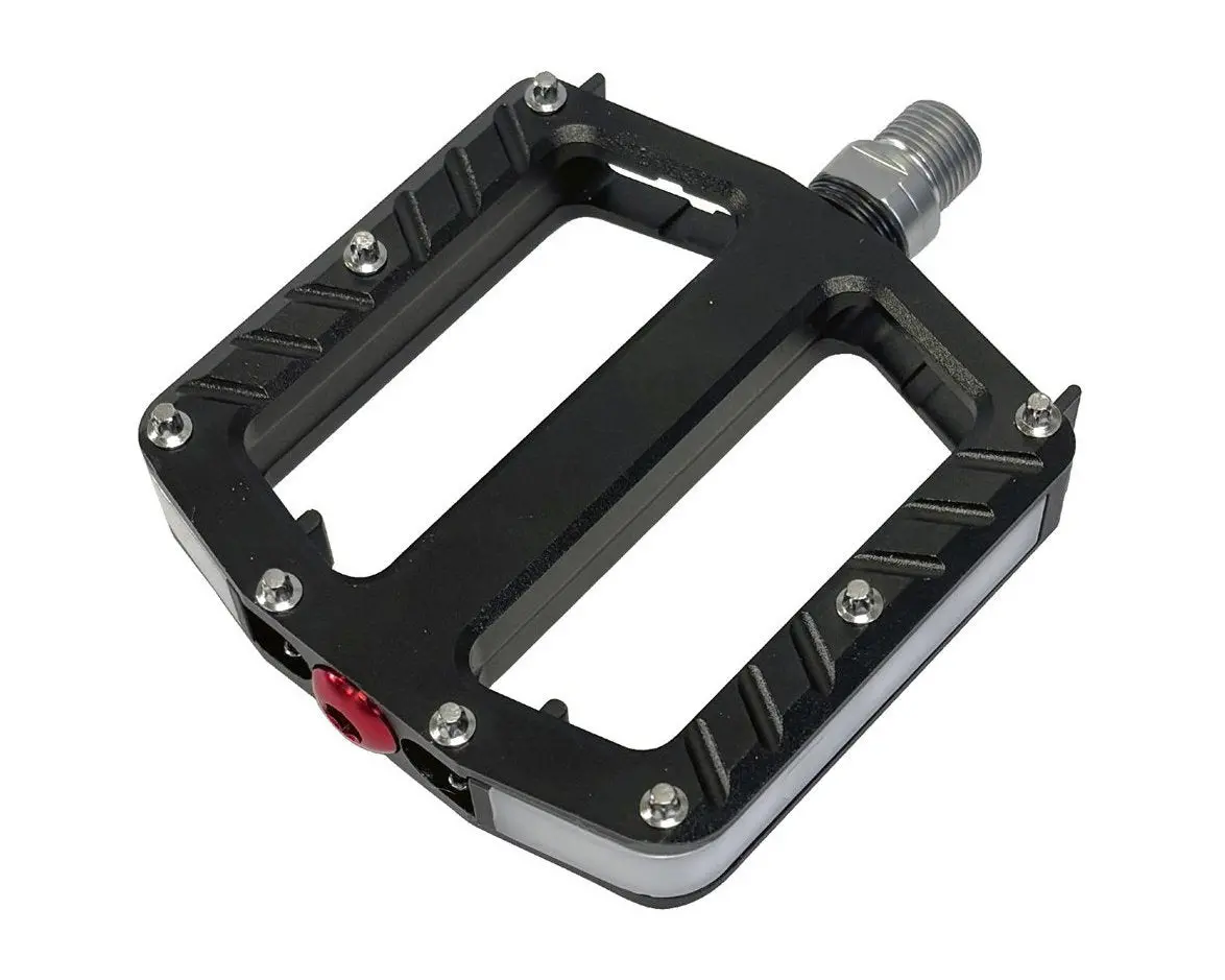 Azur Lumi Flashing Flat Pedals 1