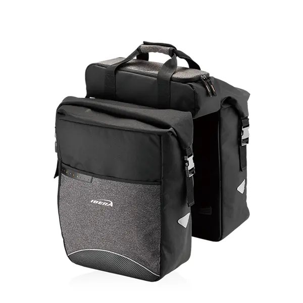 Ibera Mik E-Bike 52.7L Pannier Bag Set With Battery Holder 1