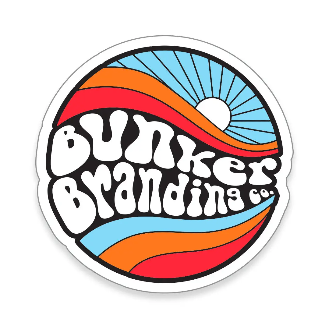 Bunker Sunrise Sticker 1