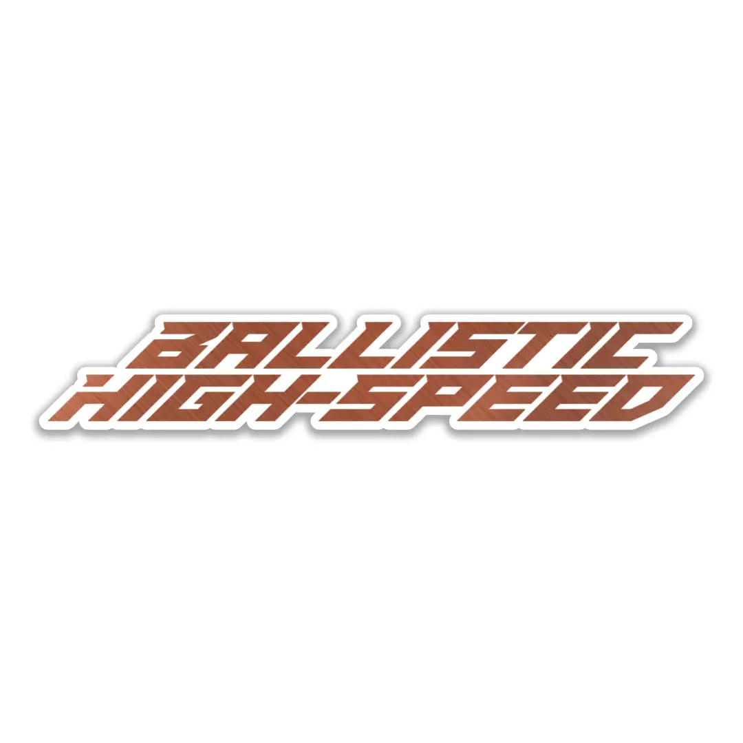 Ballistic High Speed Logo Sticker 1