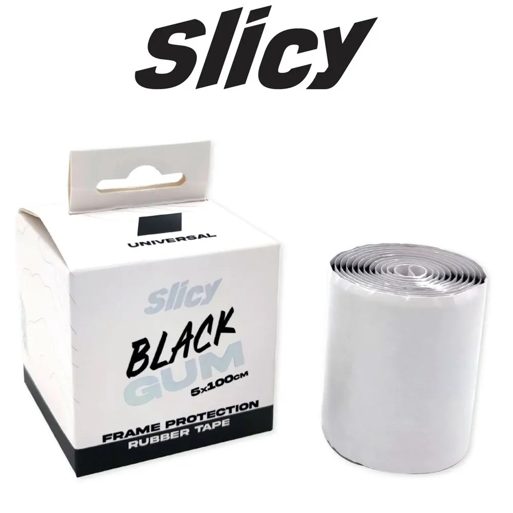 Slicy Gumo Rubber Tape Frame Protection Black 5Cm X 1M Roll 1
