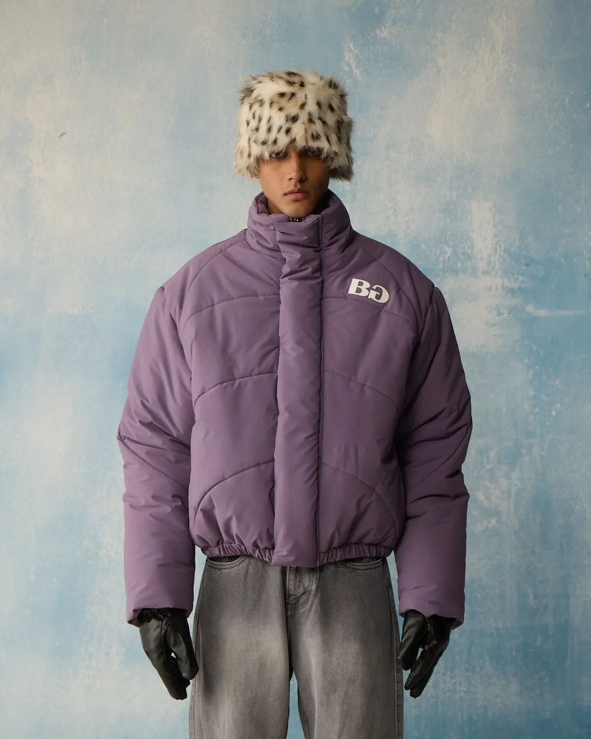 Lavender Puffer Jacket 1