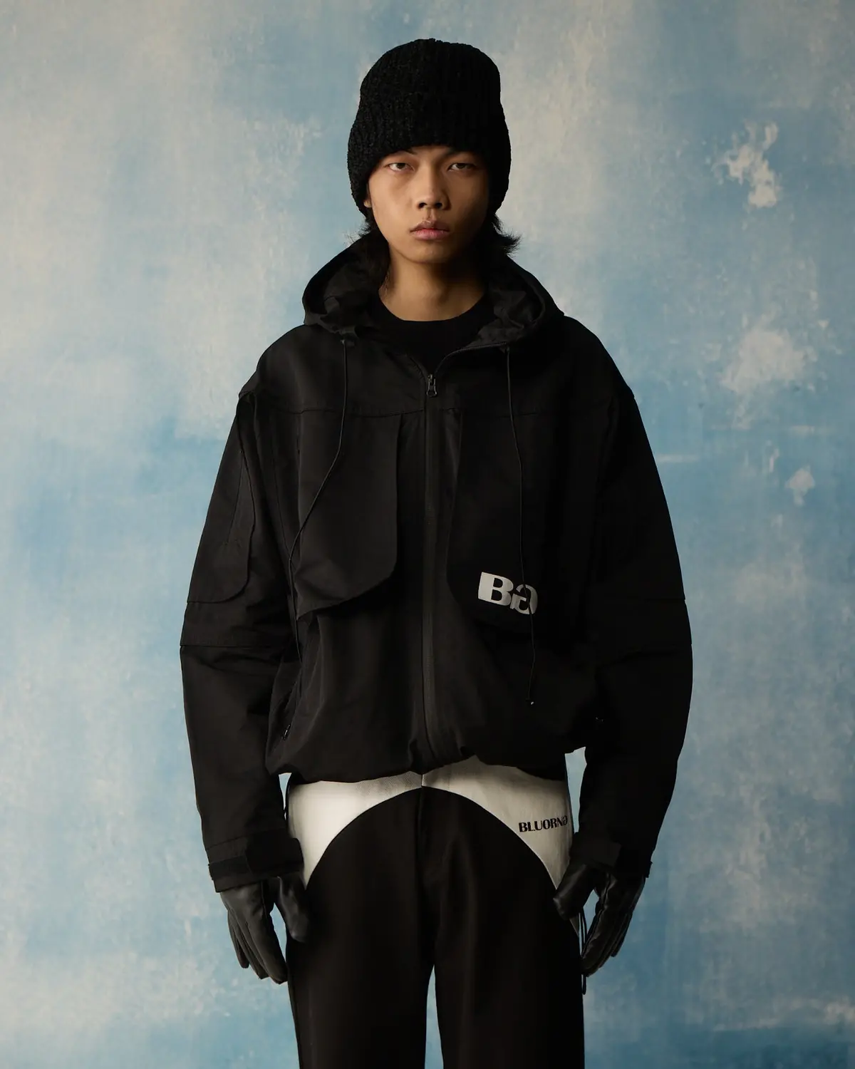 Black Techwear Over-Jacket 1