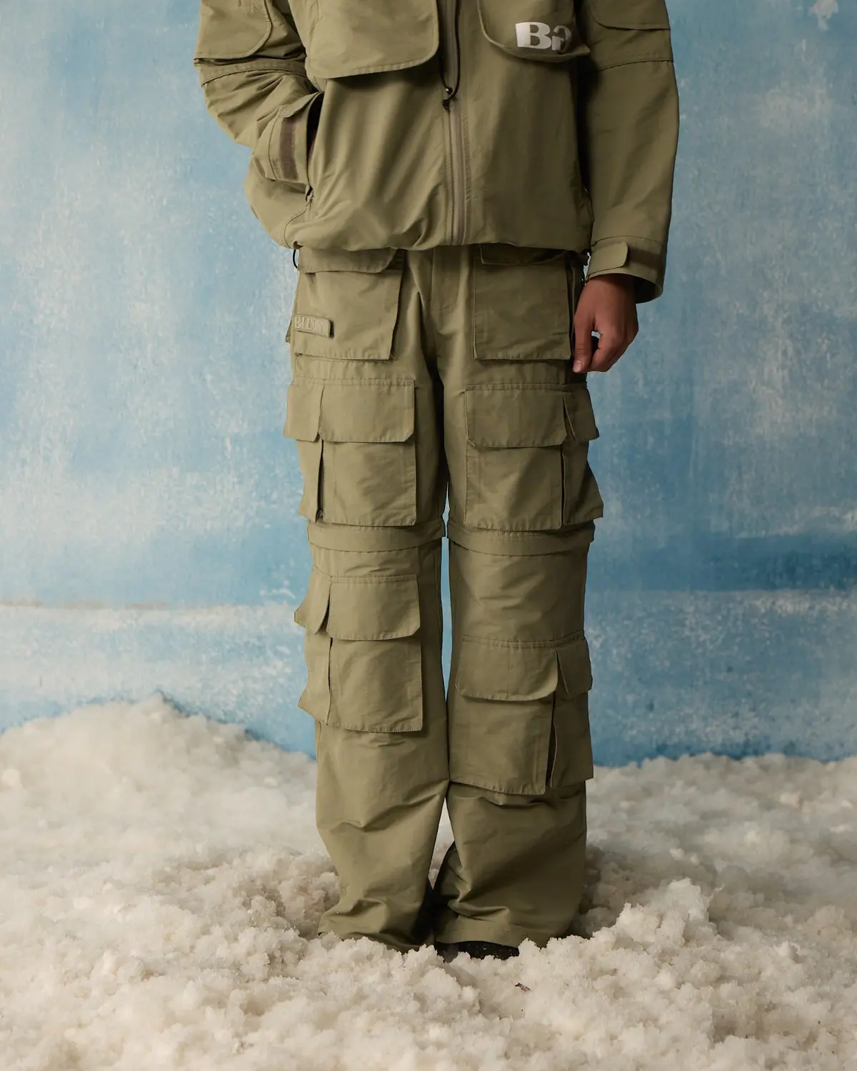 Olive Ripstop Cargos 1