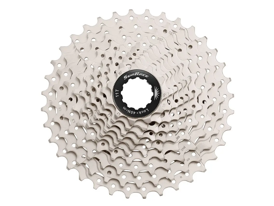 Cassette 10 Speed 11-36 Sunrace Metallic Silver 1