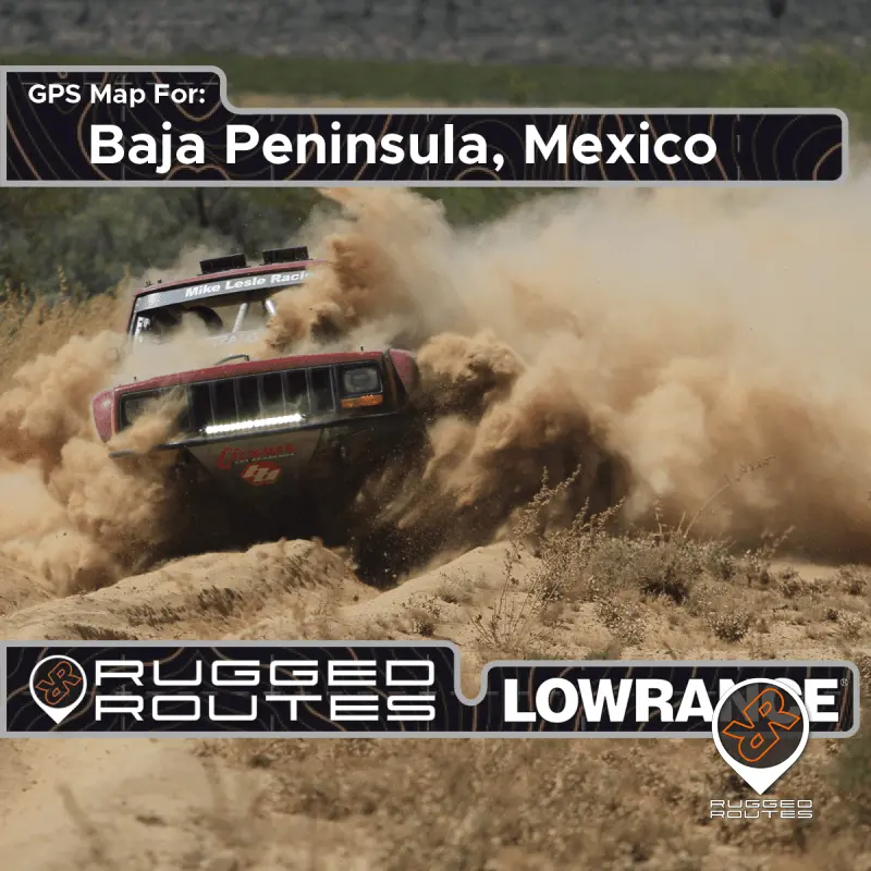 Baja Peninsula Satellite Imagery Lowrance Map 1