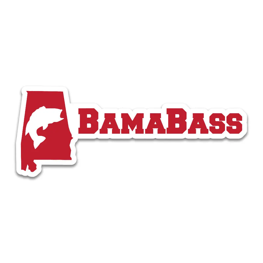 Bamabass Logo Sticker 1