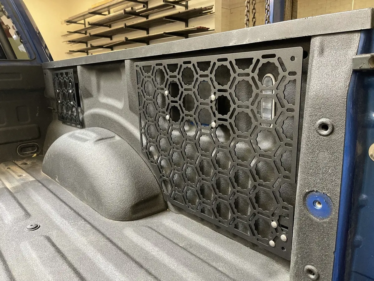 Foutz Motorsports 2017+ Ford Raptor And 2015+ F150 Bed Organizer Panel Kit 1