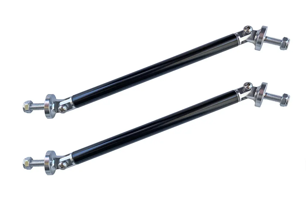 Splitter Suppprt Rods With 11Mm Black Sleave W/Machined Ends 1