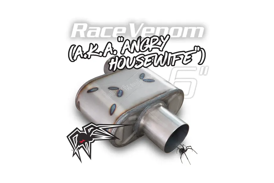 Black Widow Race Venom "Angry Housewife" Muffler 1