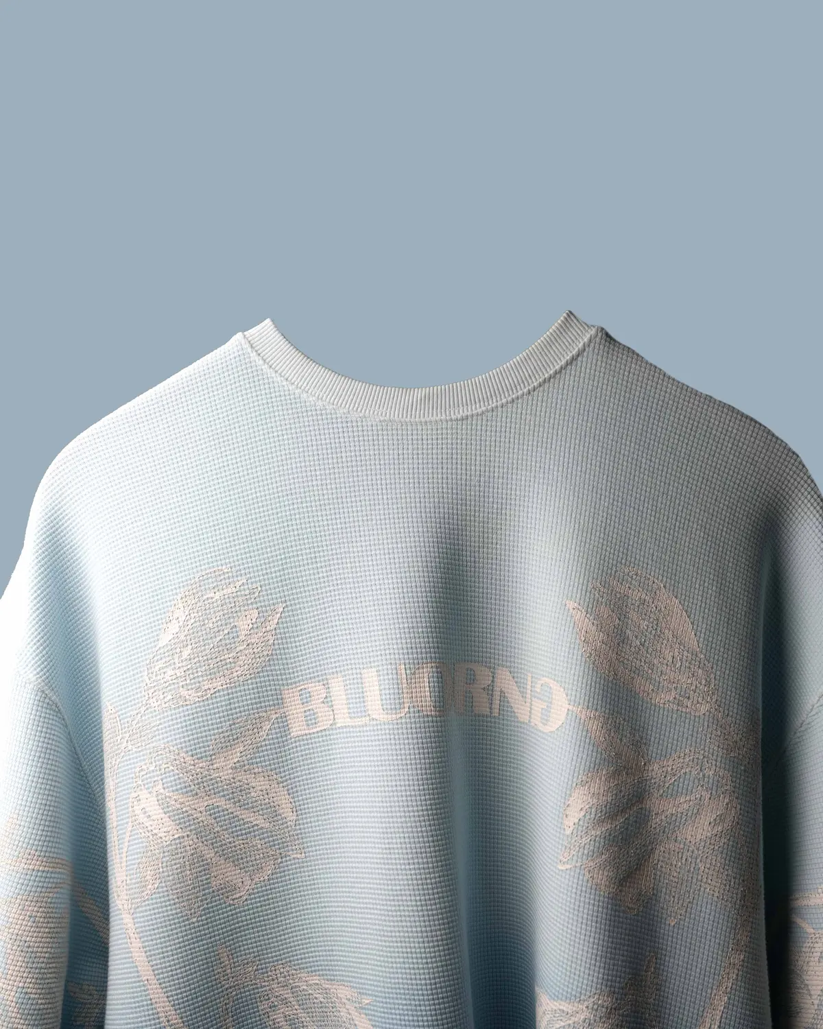 Blu Ombre Floral T-Shirt 1