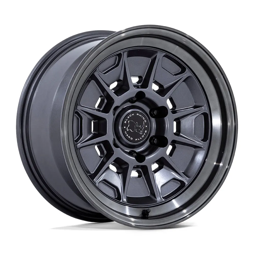 Black Rhino Wheels Br021 Mondo Gunmetal Gray Lip 1