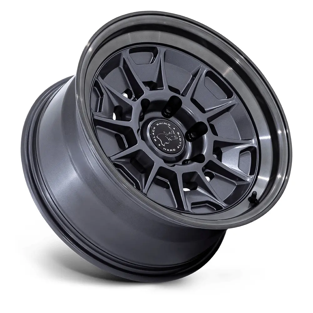 Black Rhino Wheels Br021 Mondo Gunmetal Gray Lip 2