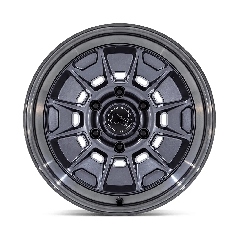 Black Rhino Wheels Br021 Mondo Gunmetal Gray Lip 3