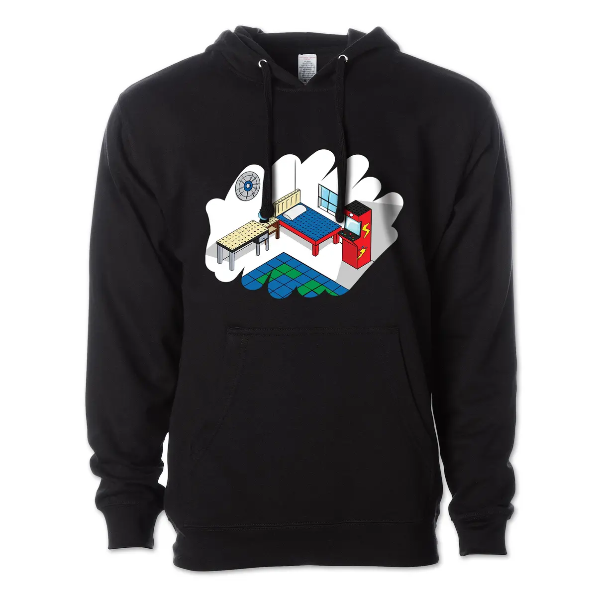 Brick Built Room Hoodie 1