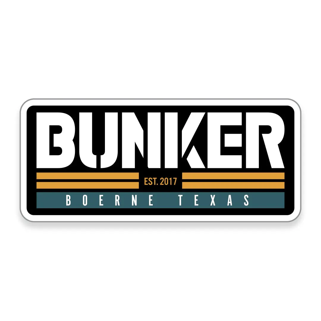 Bunker Stencil Sticker 1