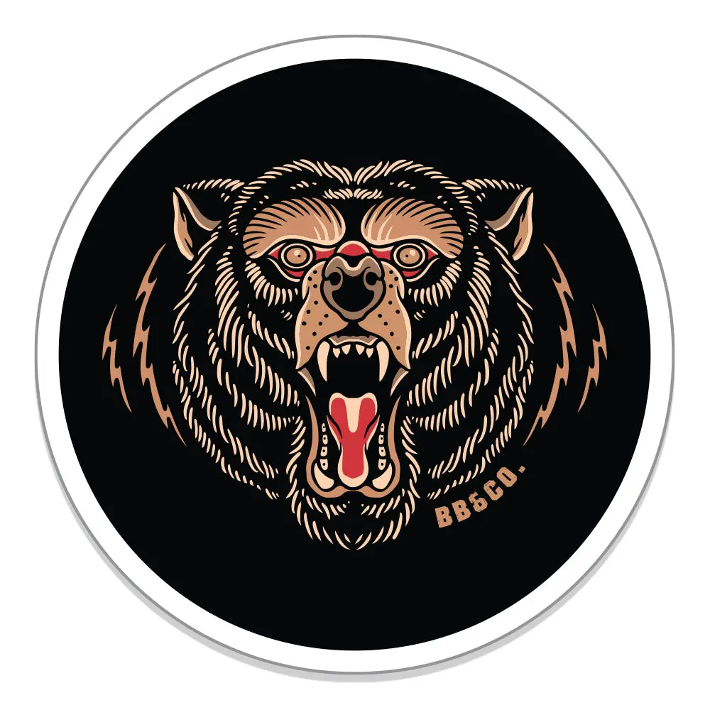 Bunker Bear Sticker 1