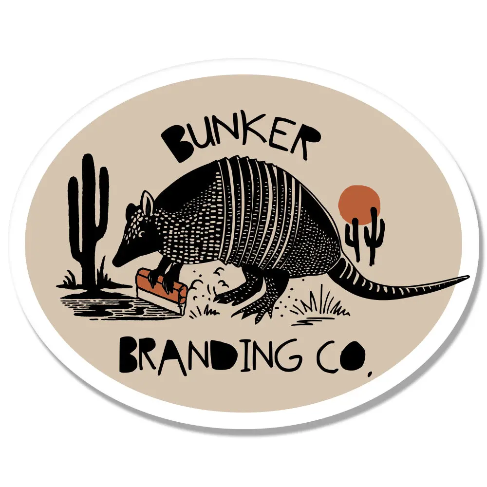 Bunkerdillo Sticker 1