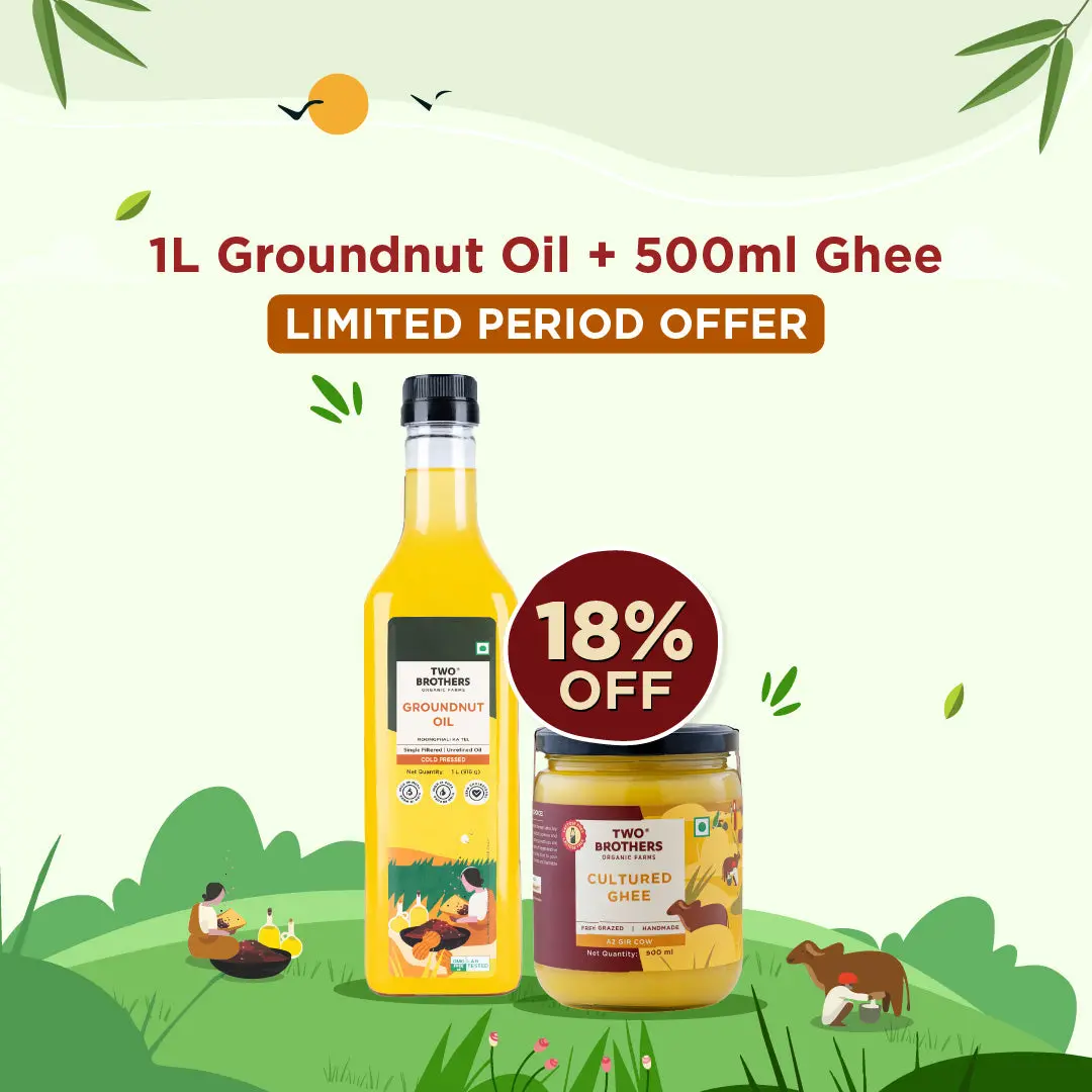 500Ml A2 Cow Ghee +  Oil 1L 1
