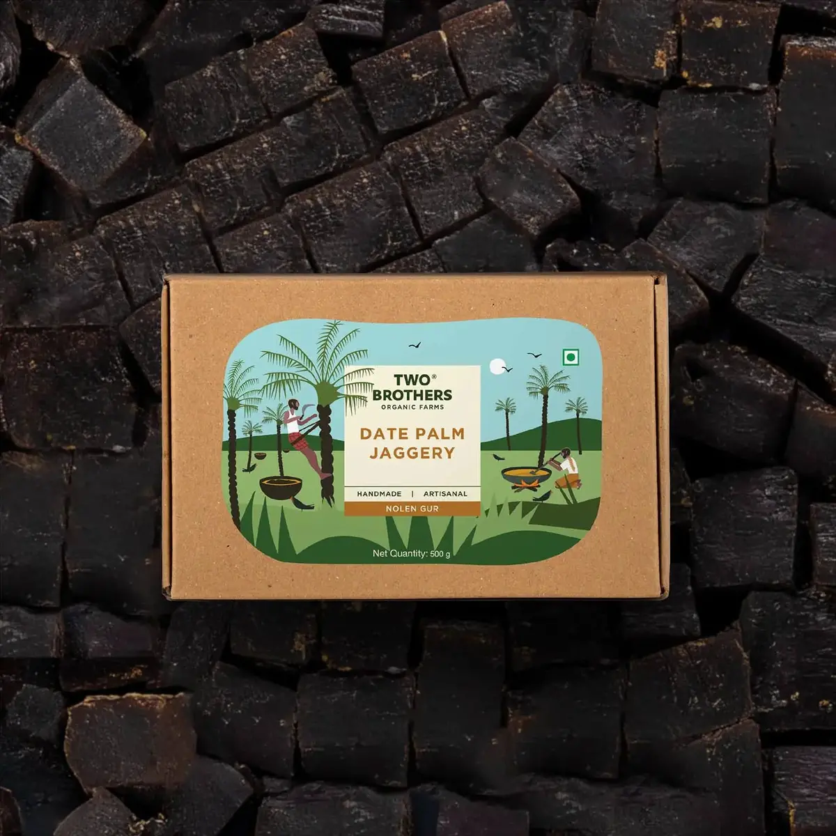 Date Palm Jaggery Solid, Pure Date Palm Sap 1