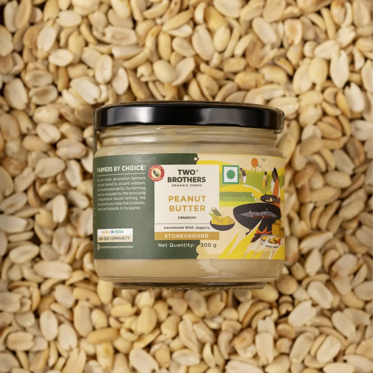 Peanut Butter, Crunchy With Jaggery, Stoneground 1
