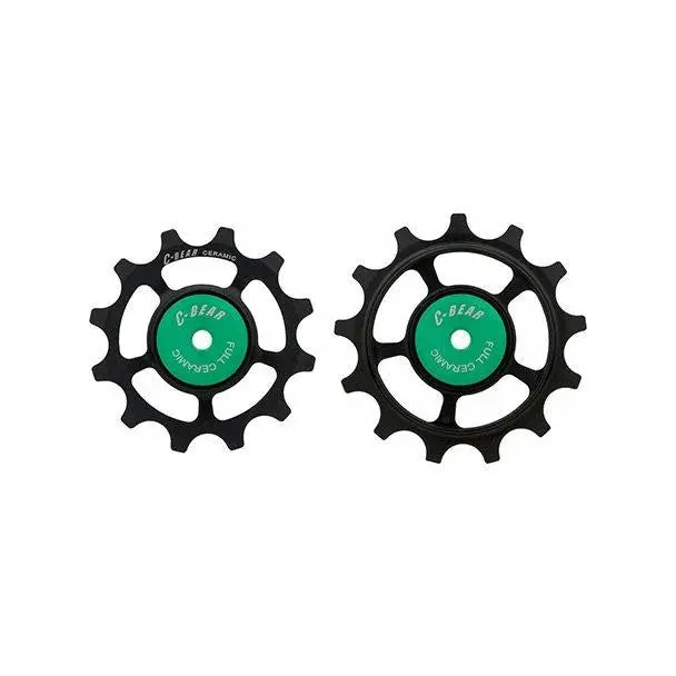 Jockey Wheel Pulley Kit C-Bear Ceramic Bearings Shimano Slx/Xt/Xtr 12 Speed 1