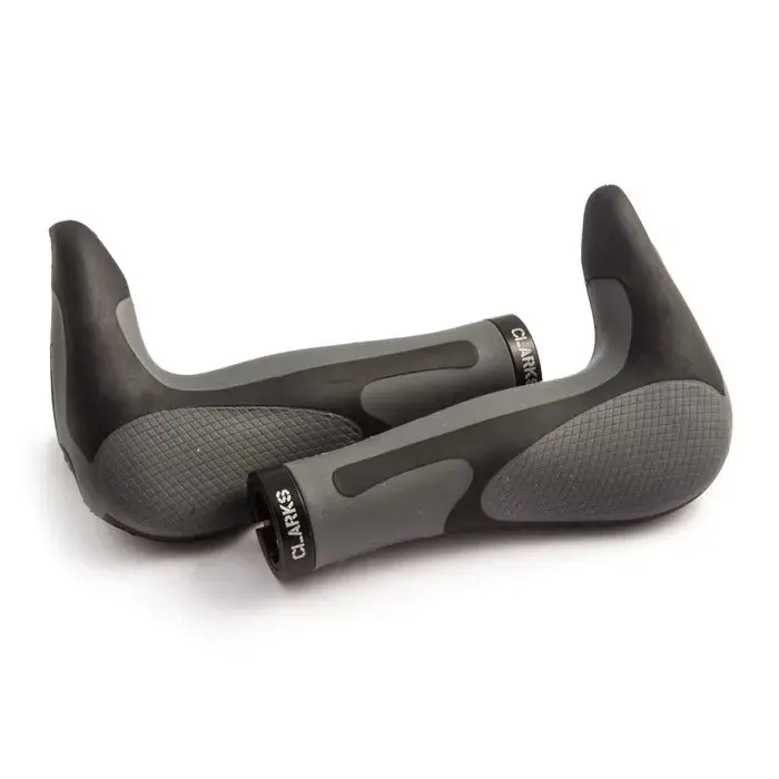 Clarks Ergonomic Lock On Grips W/Bar Ends 1