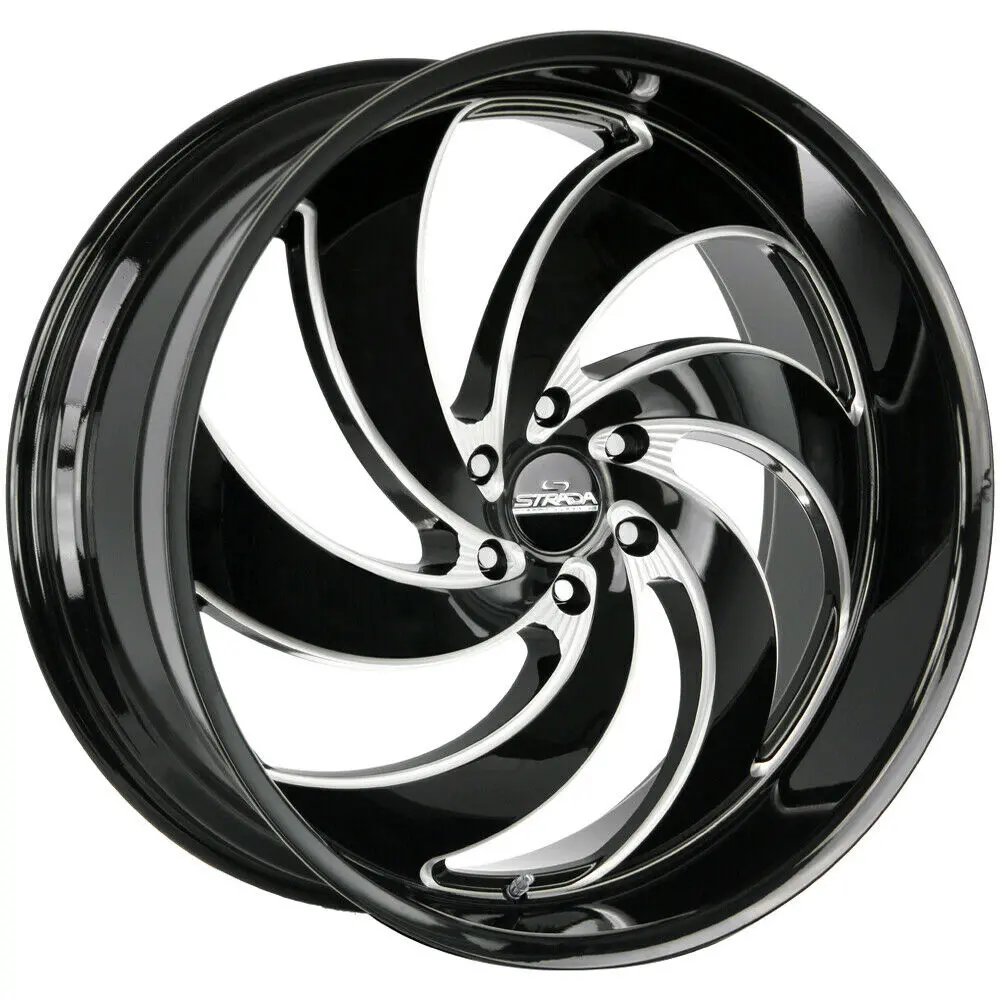 Strada Classics Wheels C06 Retro 6 Black Milled 1