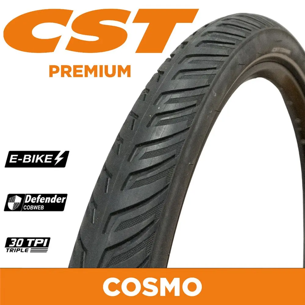 Tyre 700 X 62 Cst Cosmo 30Tpi Wirebead Black/Reflective 1