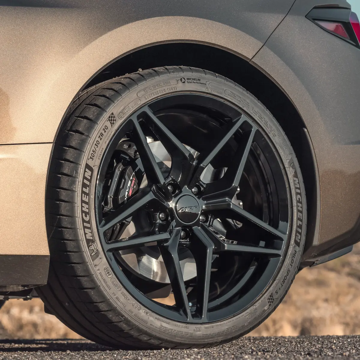 Mrr Wheels Flow Forge M755 Fit Corvette Black 3