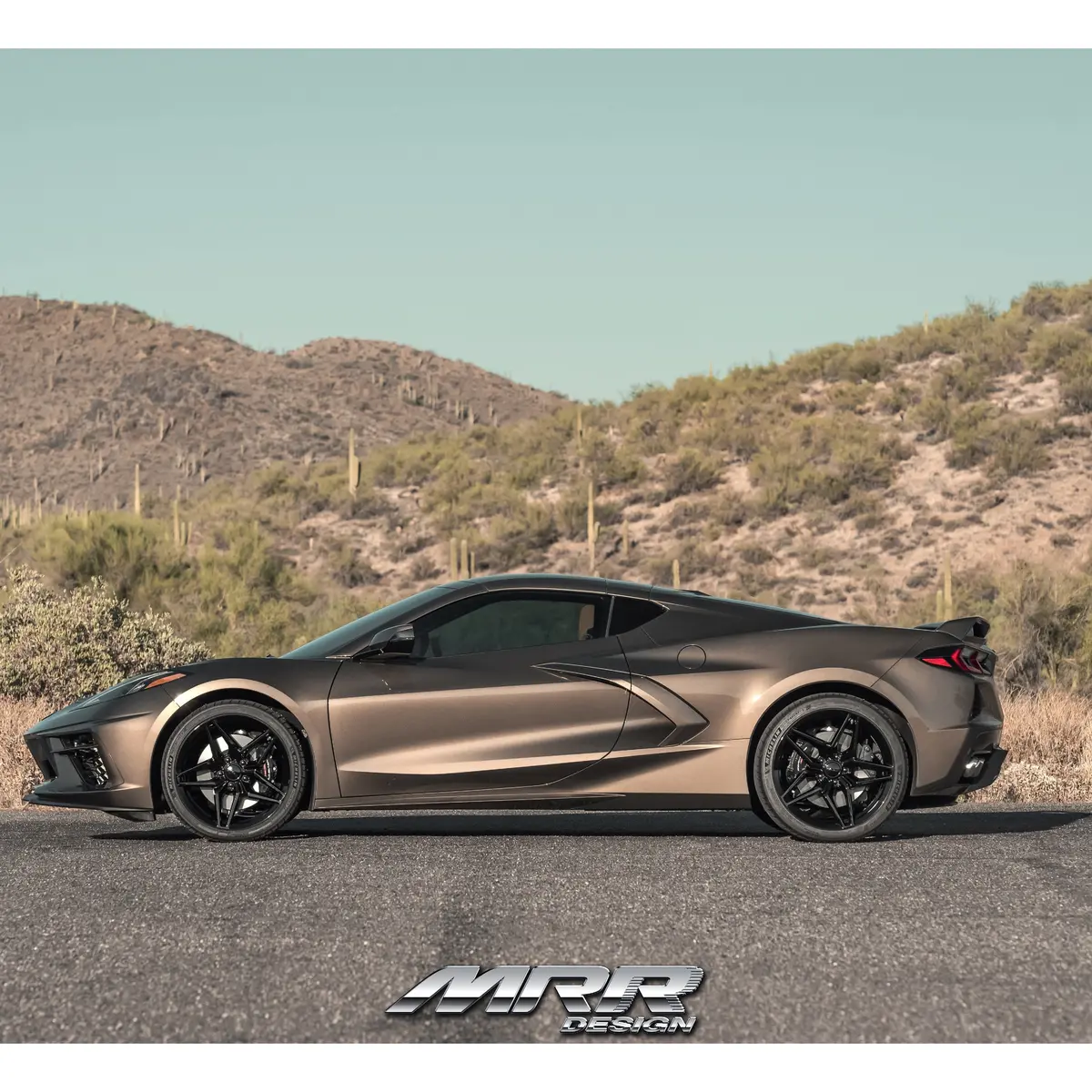 Mrr Wheels Flow Forge M755 Fit Corvette Black 5
