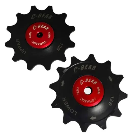 Jockey Wheel Pulley Kit C-Bear Ceramic Bearings Sram Axs Road Red/Force 1