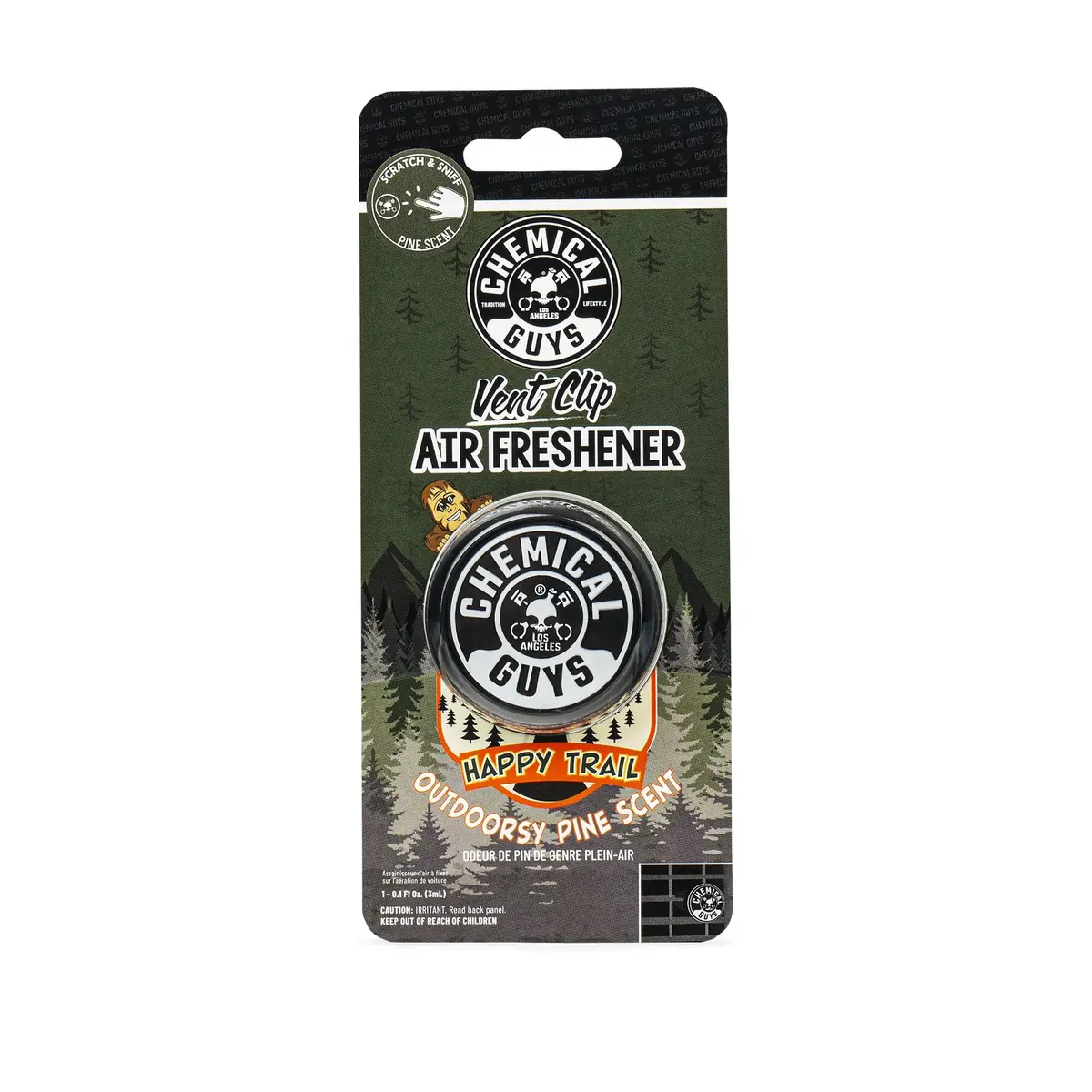 Happy Trail Outdoorsy Pine Vent Clip Air Freshener 1