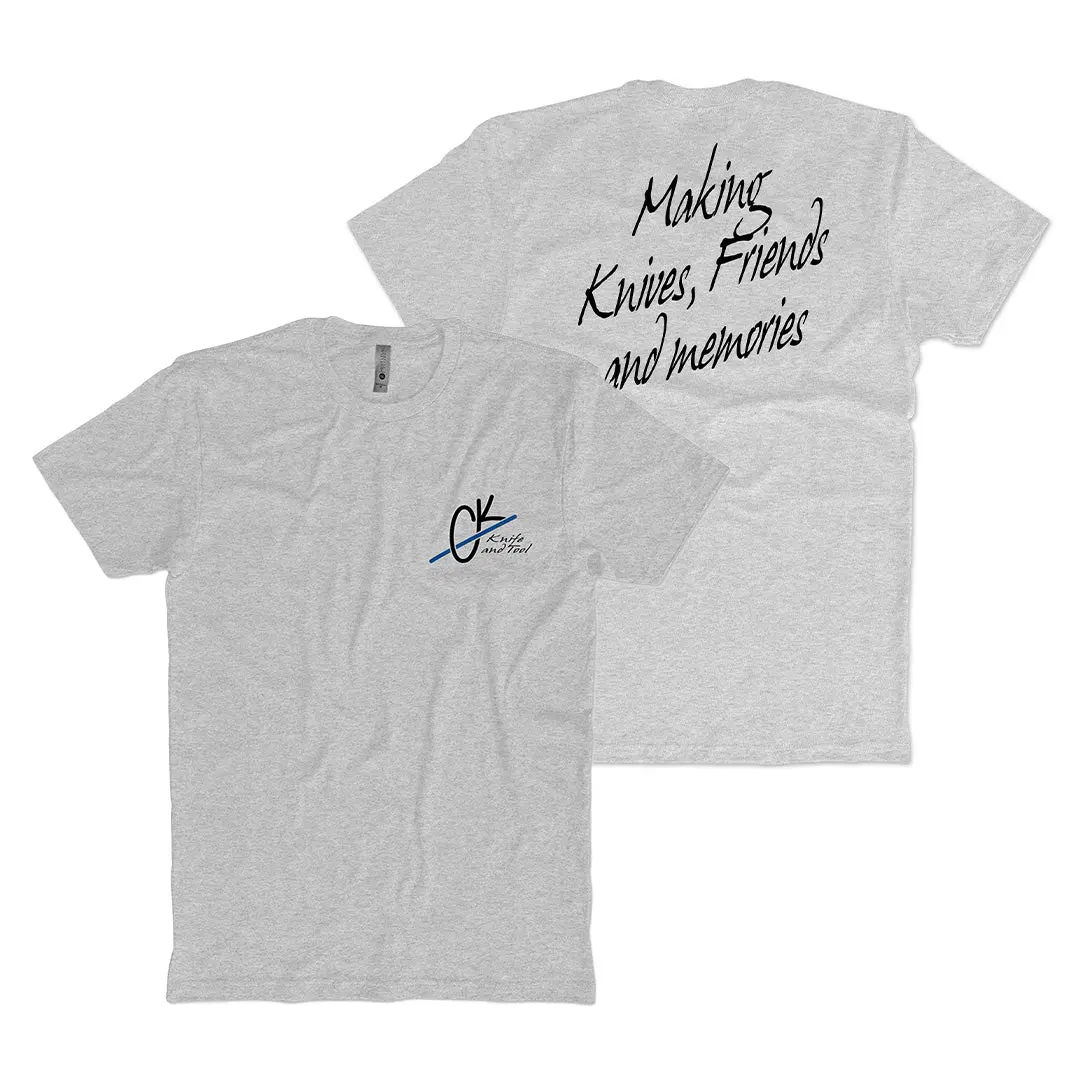 Making Knives, Friends And Memories T-Shirt 1