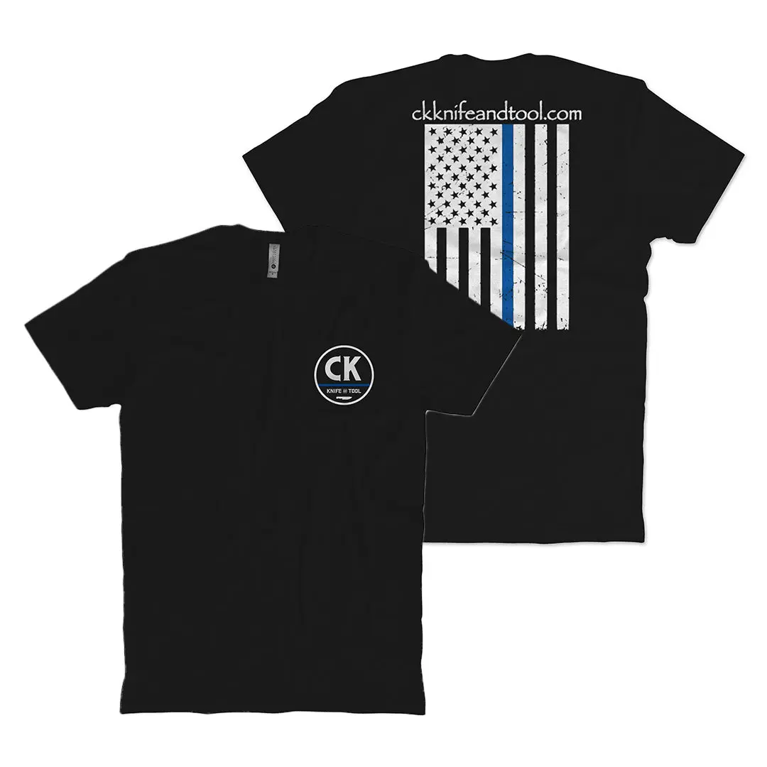 Ck Knife And Tool Flag T-Shirt 4