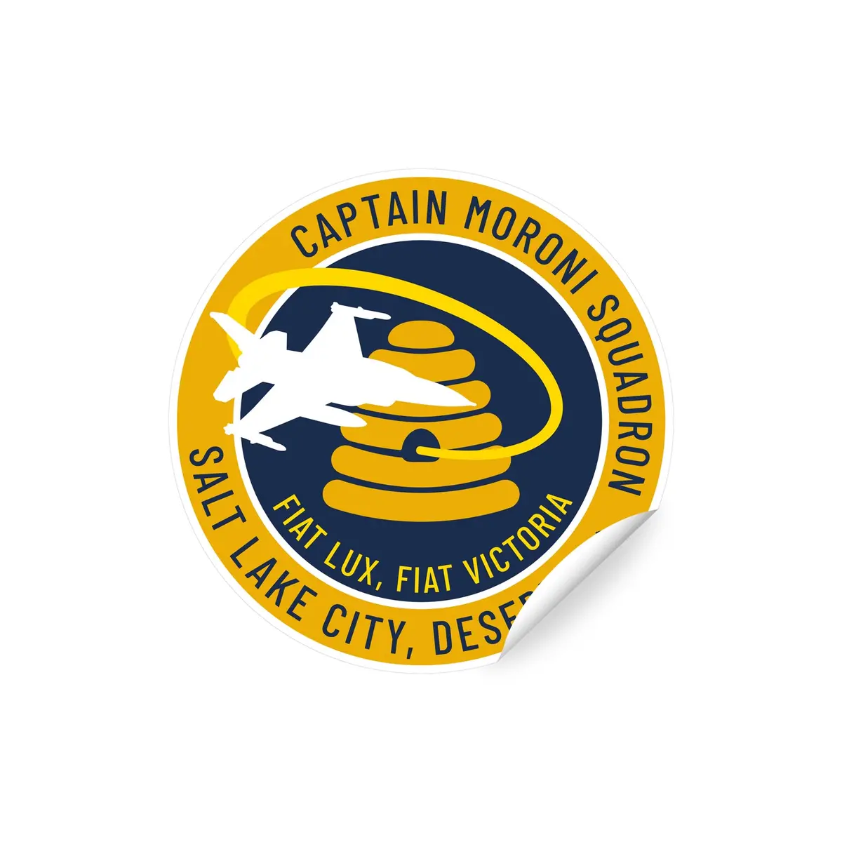 Captain Moroni Squadron Sticker 1