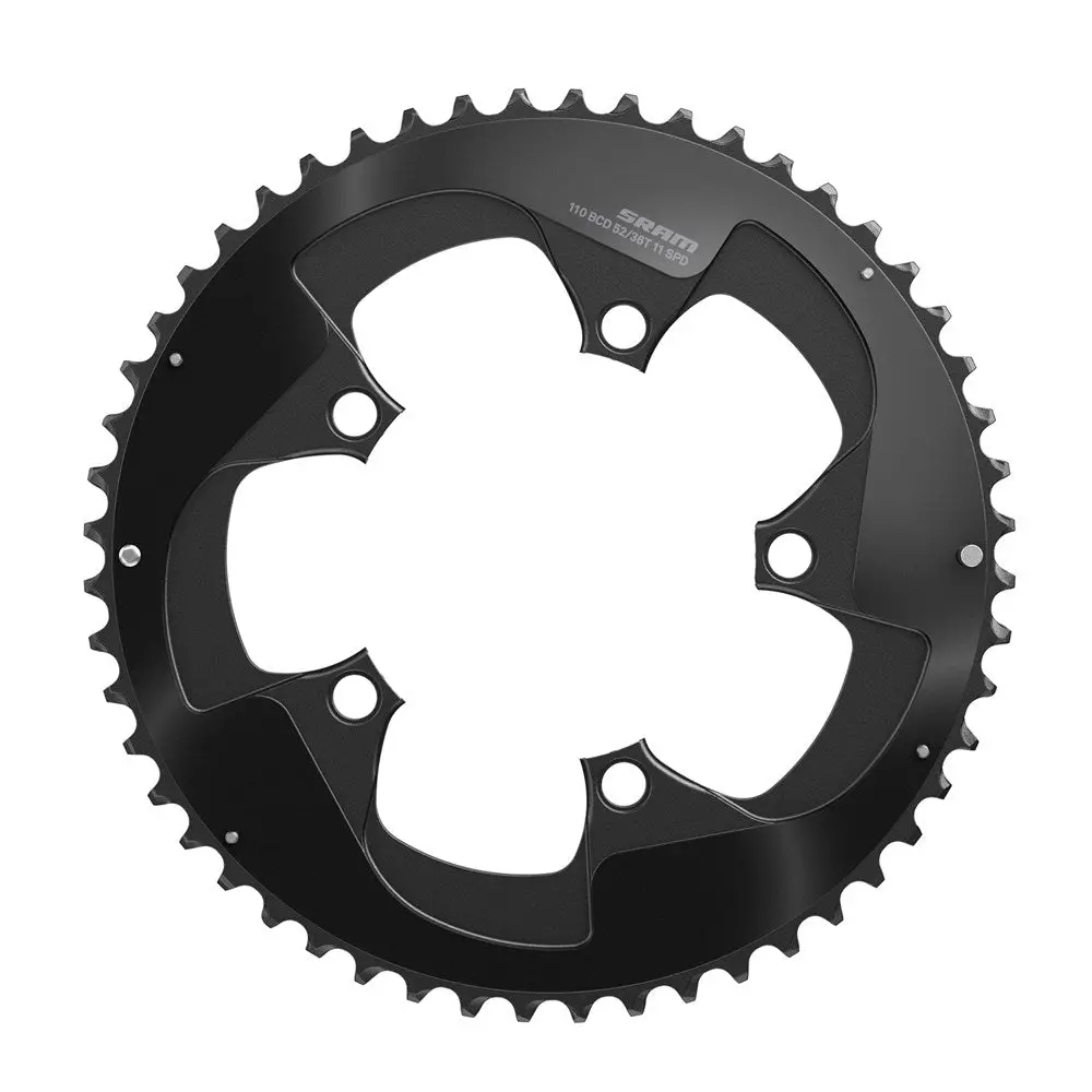 Chainring 52T Sram X-Glide Yaw 110Bcd 11 Speed Black 1