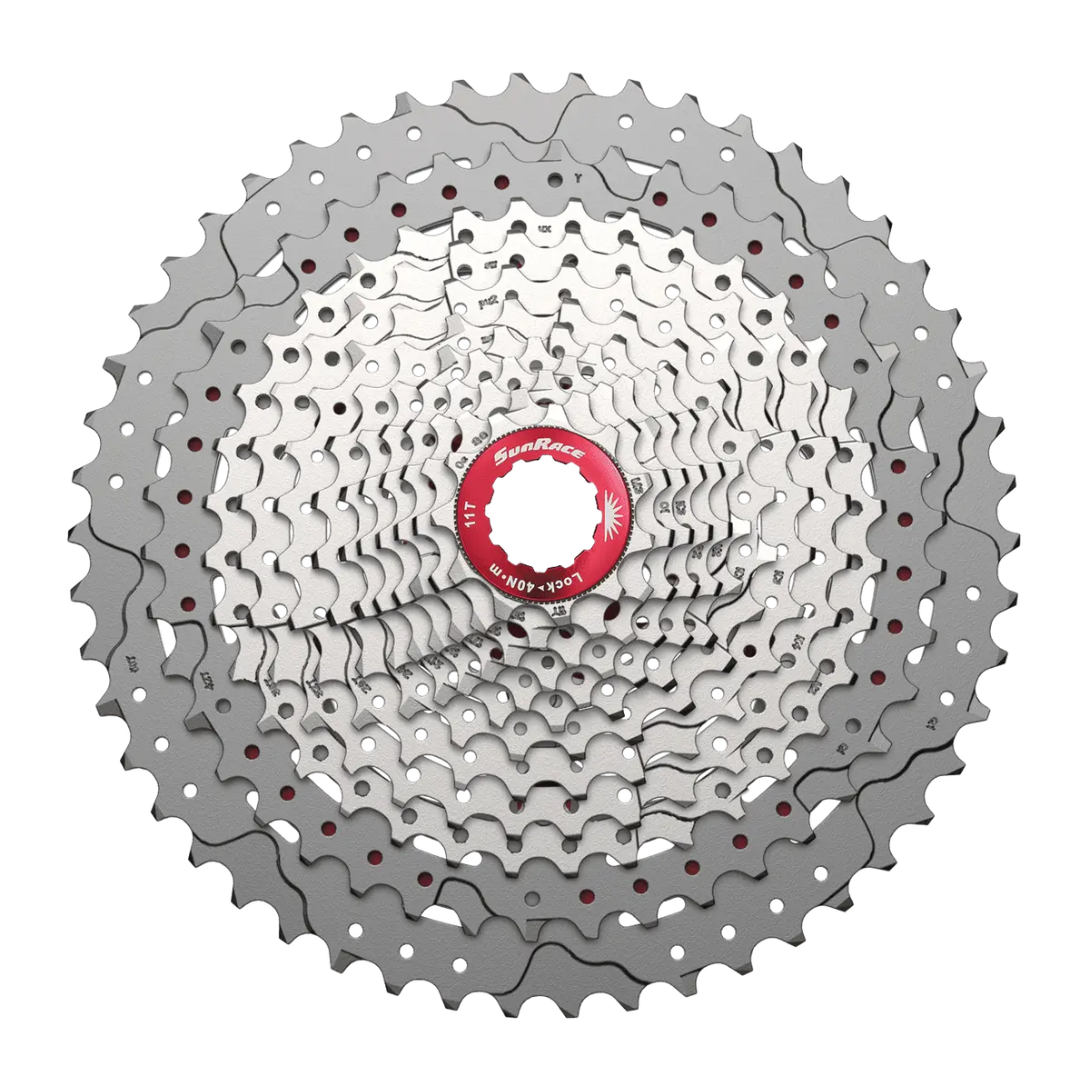 Cassette 12 Speed 11-50 Sunrace Csmz90 Silver 1