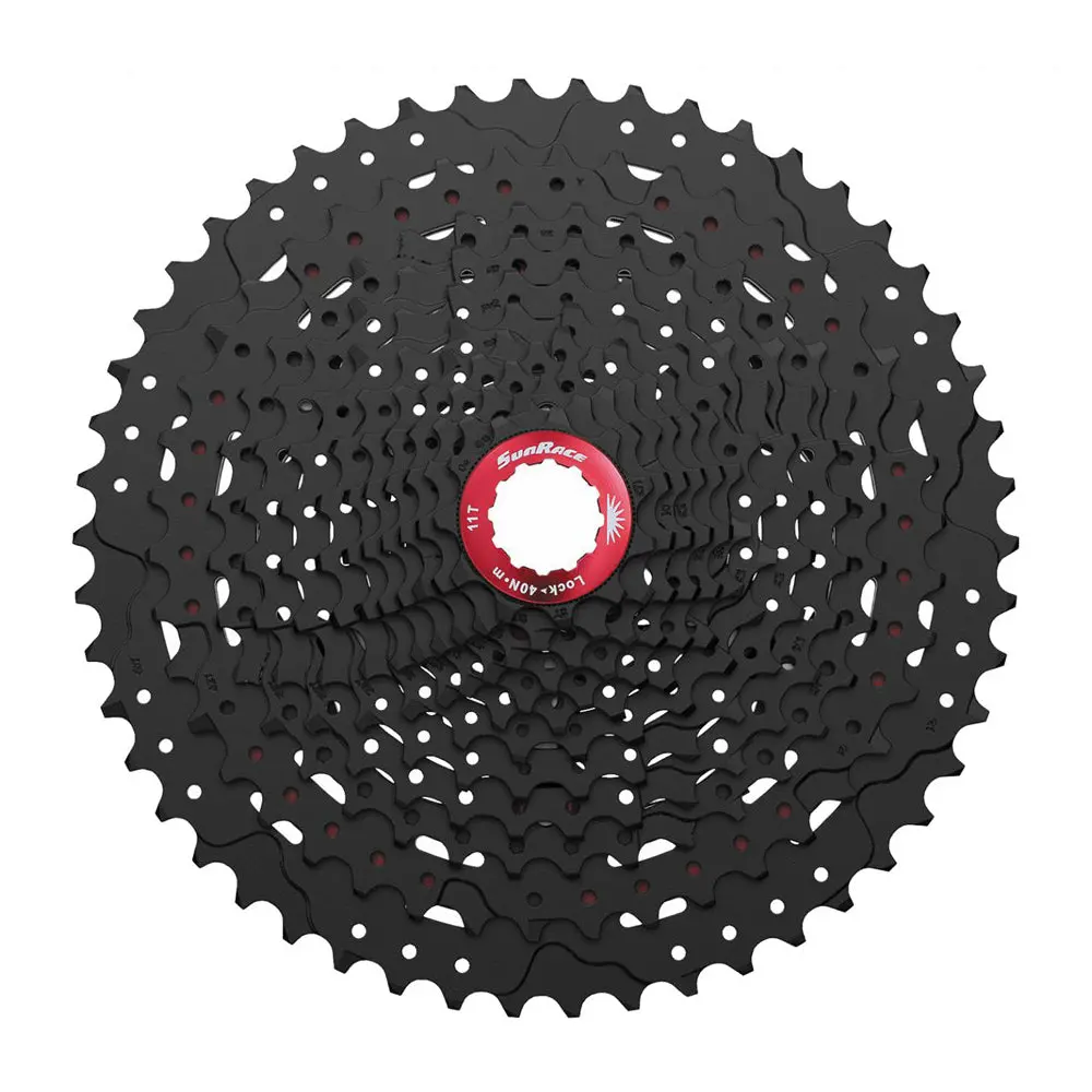 Cassette 12 Speed 11-51 Sunrace Mz903 Black/Red (Shimano Hg) 1
