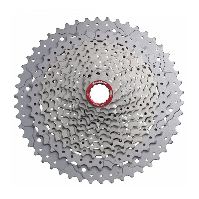 Cassette 12 Speed 10-50 Sunrace Mz91x Silver/Red (Sram Xd) 1