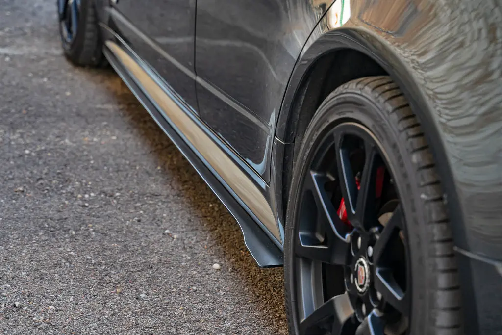 Cadillac Cts-V (2Nd Gen 2008-2015) Sedan / Wagon Side Skirt Splitters 1