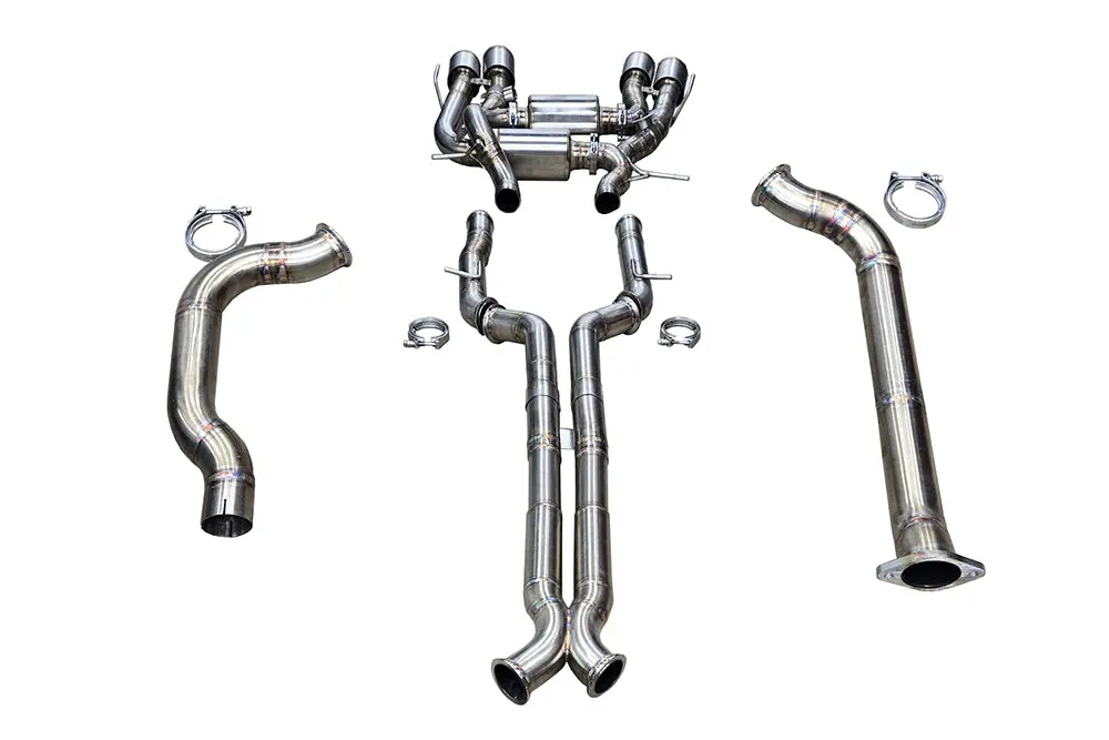 Cadillac Ats-V Cpd Valveless 3 Inch Catback Exhaust W/ Lightweight Race Mufflers 2