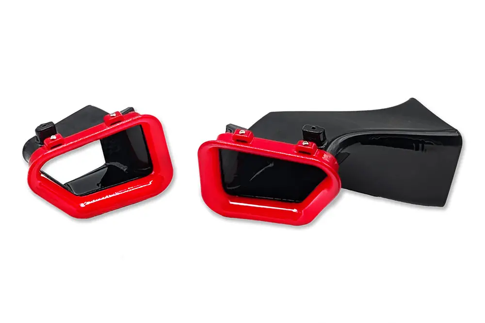 Cadillac Ats-V Dual Big Mouth Ram Air Intake Snorkels 1
