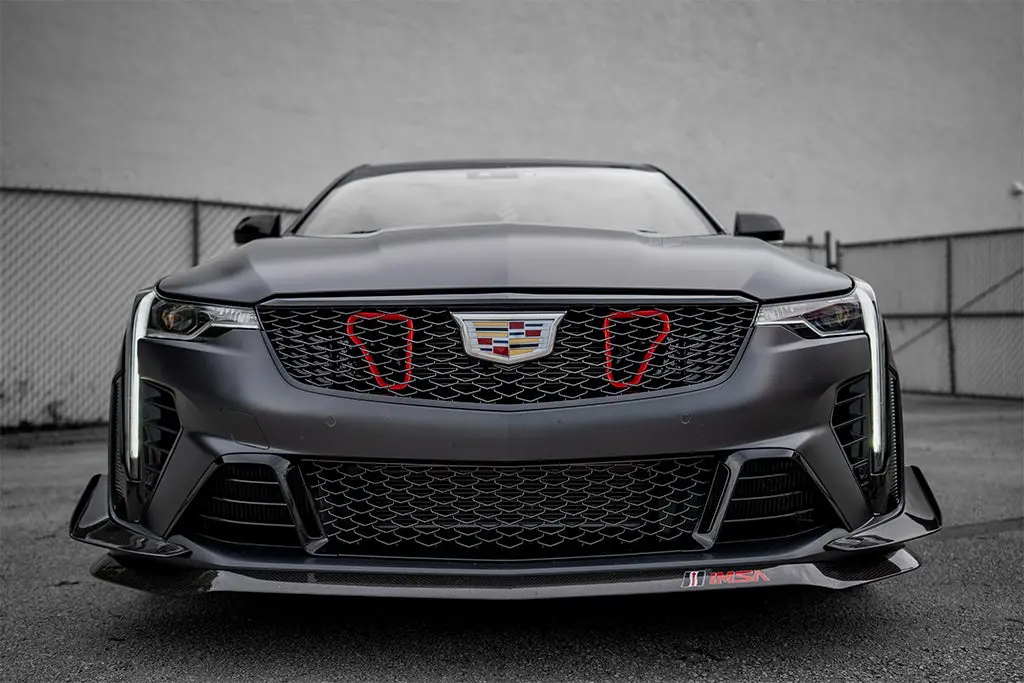Cadillac Ct4-V Blackwing Dual Big Mouth Ram Air Intake Snorkels 2