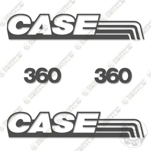 Fits Case 360 Decal Kit Backhoe 1