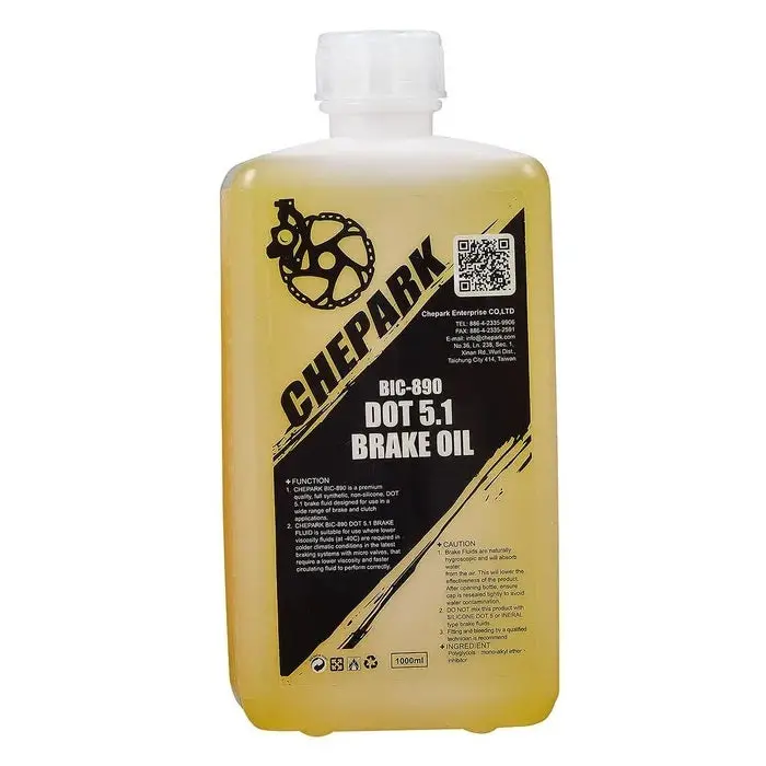 Brake Fluid Chepark Dot 5.1 Mineral Oil 1000Ml 1