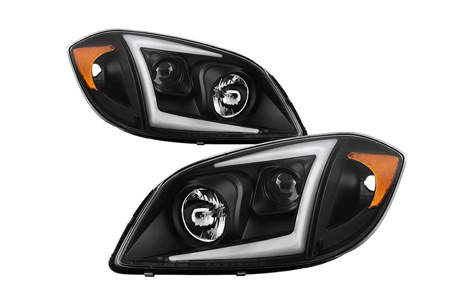Chevy Cobalt Ss Black Led Tube Projector Headlights 1